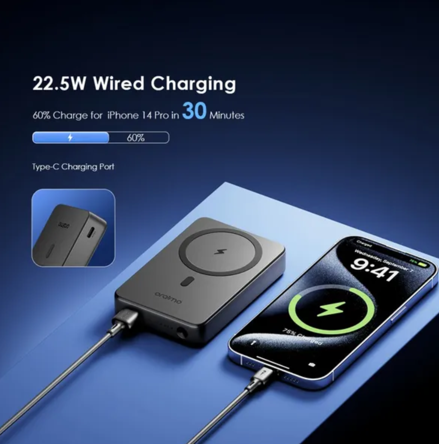 oraimo MagPower 15 oraimo MagPower 15 10000mAh Wireless Power Bank