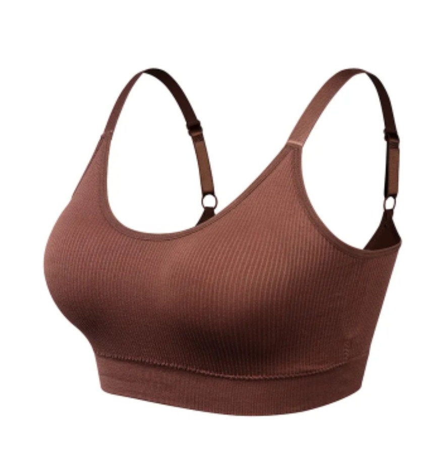 Comfy Seamless Sports Bra,Women Fitness Top Yoga Bra For Cup A-B,Running Yoga Gym Crop Top,Women Push Up Sport Bra Top  Women's Clothes, Lingerie Gift for Girlfriend Wife Ladies