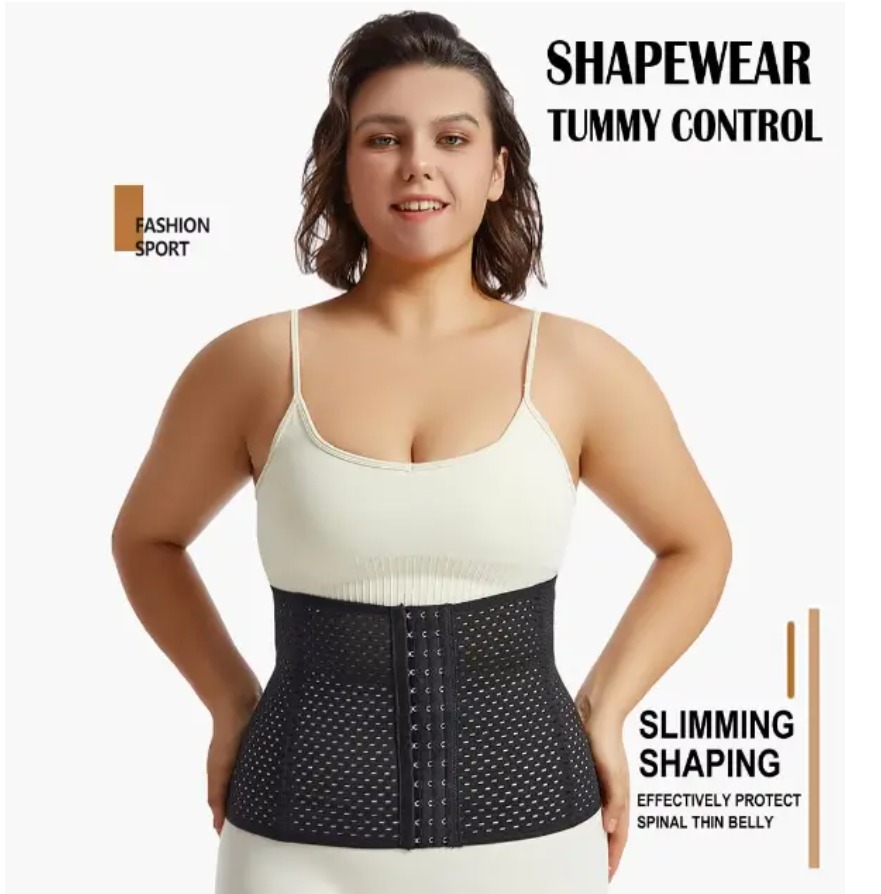 High quality Waist Trainer Slimming Belt flat tummy Slim Body Shaper Corset Trimmer Sport Gym Fat Burner Elastic Shapewear