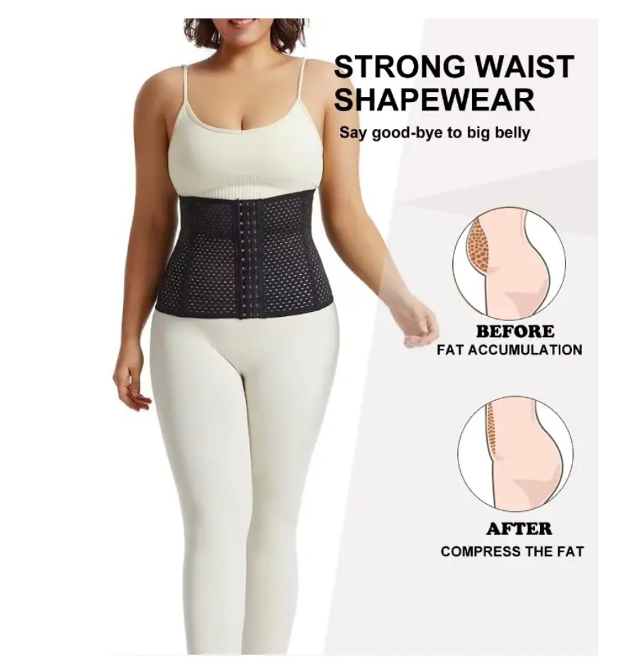 High quality Waist Trainer Slimming Belt flat tummy Slim Body Shaper Corset Trimmer Sport Gym Fat Burner Elastic Shapewear
