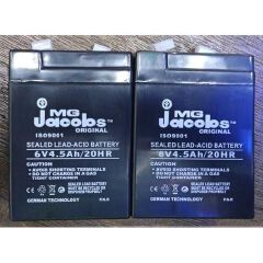 Mg Jacobs 6V 4.5Ah 20H Sealed Lead Acid REPLACEMENT Maintenance-Free Battery