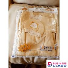 Cotton 11-Piece Baby Clothing Set 0–6 Months – Soft Unisex Newborn Essentials in Cream Yellow, Comfortable Baby Bodysuits, Rompers, Caps, Bibs and Everyday Infant Wear