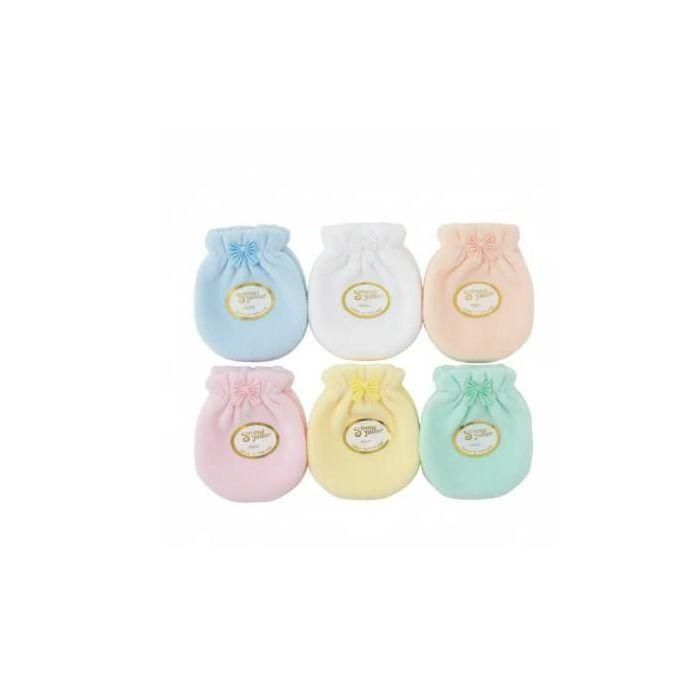 Newborn Baby Mittens – 6-Pair Pack of 100% Soft Breathable Cotton Hand Gloves, Gentle Infant Scratch Protection for Baby Boys & Girls, Comfortable Everyday Newborn Essentials