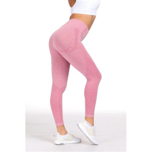 🔥 TRENDING NOW! Women's High-Waisted Seamless Fitness Leggings – Ribbed Contour Stretch Sports Tights in Vibrant Multi-Color Designs
