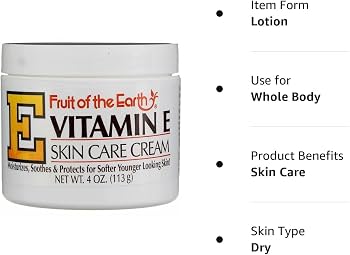 💛 VITAMIN E NOURISH CARE | Fruit Of The Wokali Vitamin E Skin Care Cream – Deep Moisturizing, Anti-Ageing & Skin Softening Beauty Cream