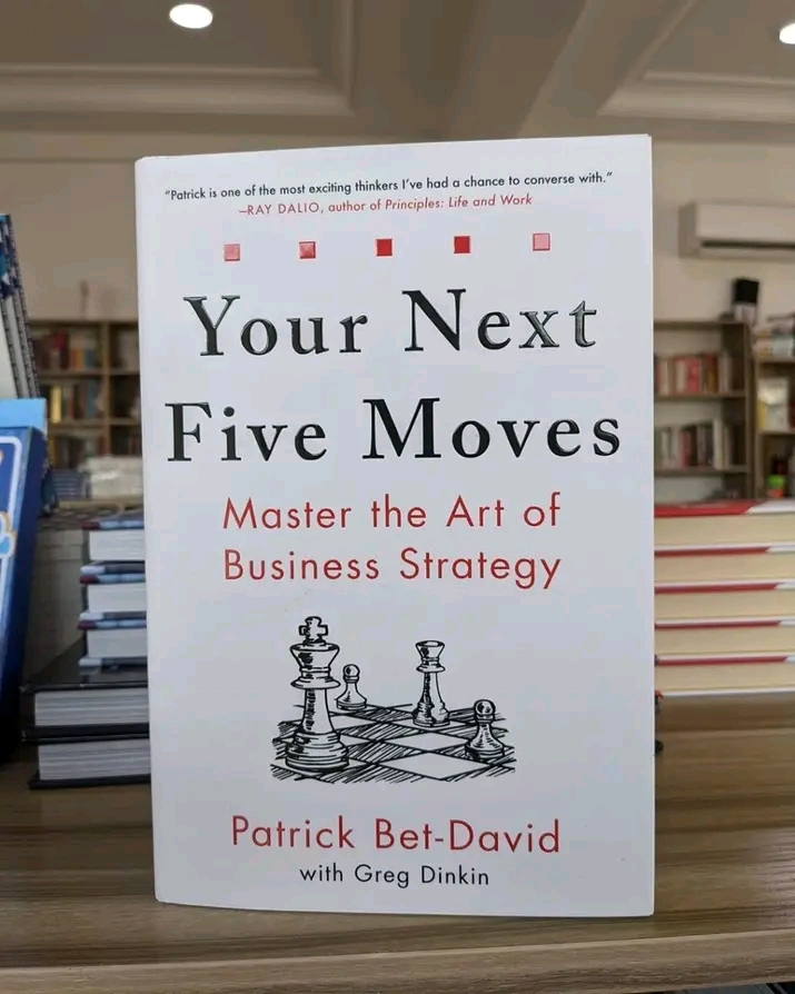 Your Next Five Moves: Master the Art of Business Strategy
Book by Greg Dinkin and Patrick Bet-David + FREE BOOKMARK