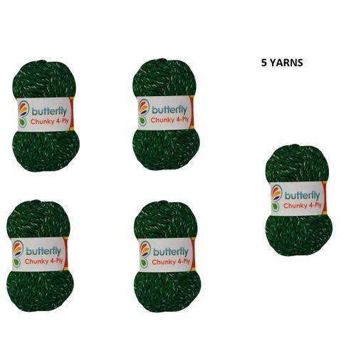 Chunky 4-Ply Rainbow Yarns -Code 329