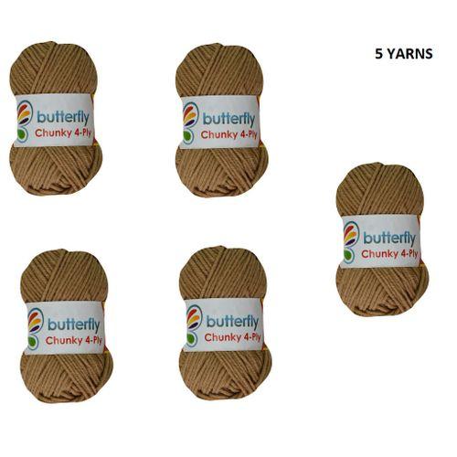 Chunky 4-Ply Beige Yarns -Code 285