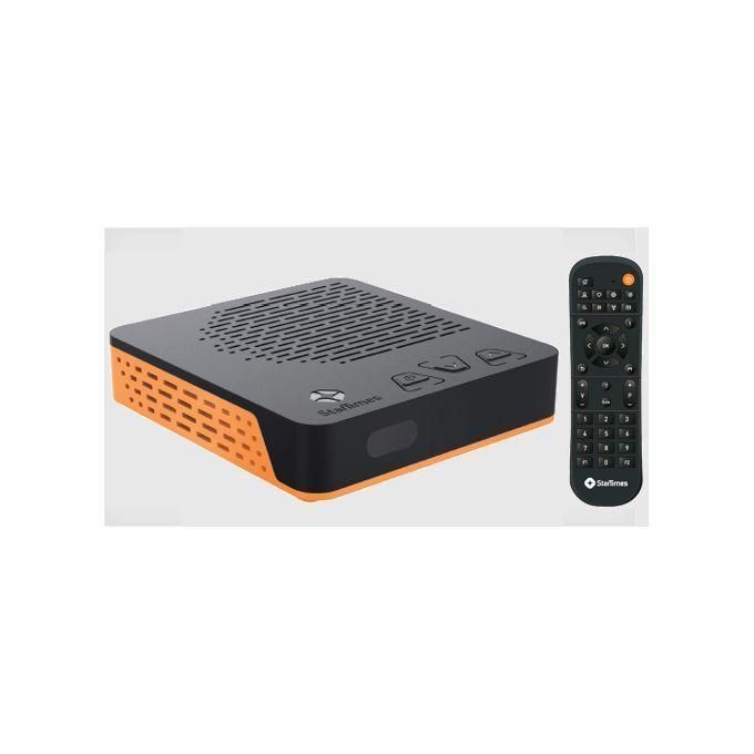 Startimes Decoder + 1 Month Subscription Package - Black