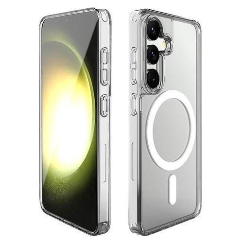 LIMITED DEALS!!!Samsung Galaxy A05,A06,A07,A15,A16,A17,A26,A35,A36,A37,A55,A56,A57 Back Cover Luxury Transparent, Clear with Wireless Charging Feature (Magsafe) Shockproof Heavy Protection Phone case