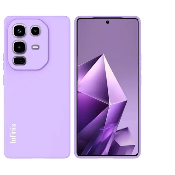 LIMITED DEALS!!!!Infinix Note 50 4G/Note 50 Pro 4G/5G , Note 50s ,Hot 50i,Hot 50 Pro+,Original Liquid Silicone Phone Case/Cover available in Black, Blue, Light Purple (lilac) & Pink