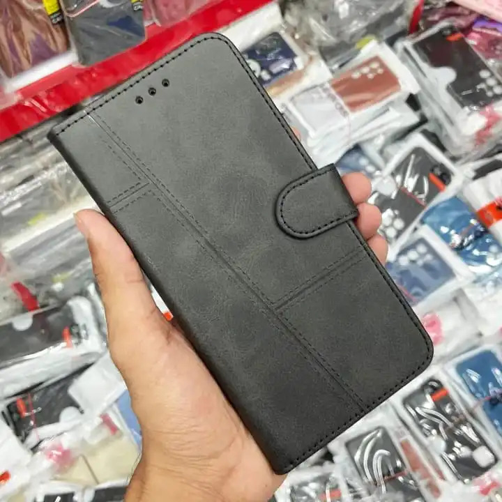 Tecno Camon 50, Camon 50 pro, Camon 40, camon 40 pro, camon 30s, camon 30s pro Flip Cover/Case Genuine Leather Wallet case (4 Credit Card Holder) for Women/Men full screen protection