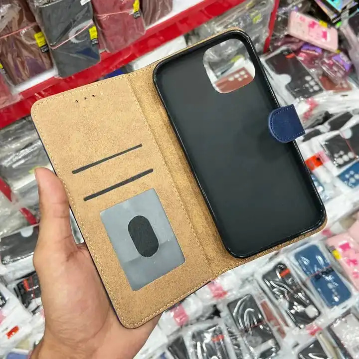 Tecno Camon 50, Camon 50 pro, Camon 40, camon 40 pro, camon 30s, camon 30s pro Flip Cover/Case Genuine Leather Wallet case (4 Credit Card Holder) for Women/Men full screen protection