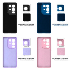 LIMITED DEALS!!!!Infinix Note 50 4G/Note 50 Pro 4G/5G , Note 50s ,Hot 50i,Hot 50 Pro+,Original Liquid Silicone Phone Case/Cover available in Black, Blue, Light Purple (lilac) & Pink