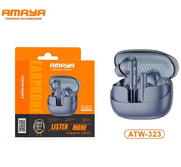 LIMITED TIME DEALS!!!Amaya FreeBuds Pro ATW 323 Amaya ATW 323 Wireless Earbuds Amaya Deep Bass Earbuds Amaya Bluetooth In-Ear Earphones Amaya Premium Wireless Earbuds Amaya Long Battery Earbuds