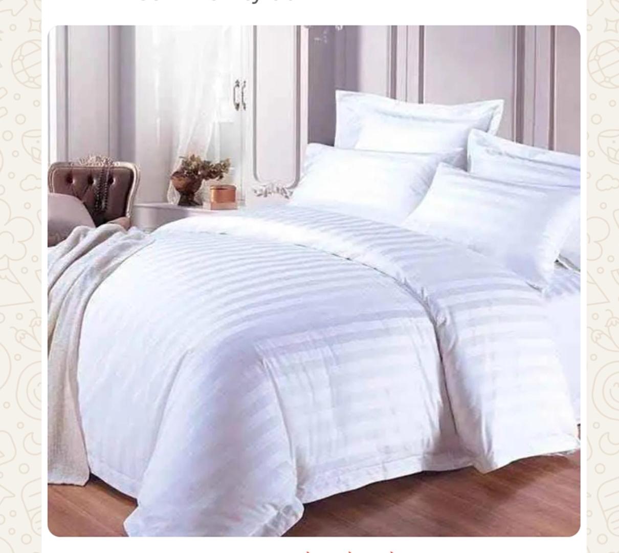 White Stripped Duvet set 6×7