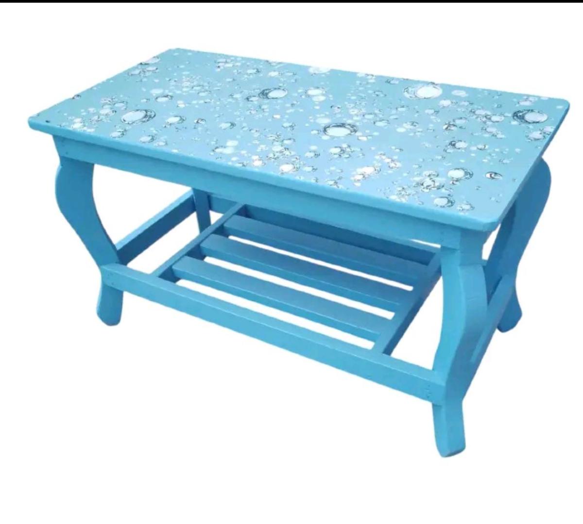 limited offer. bubble blue coffe table. a stylish one which gives your room a decent look