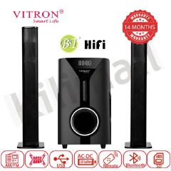 Vitron V527 Tallboy Sub Woofer Home Theatre 2.1 Ch.VITRON V527 SOUNDBAR .Modern home theater audio, clear dialogue articulation, powerful low-end resonance, and sleek television integration.