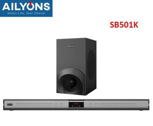 Ailyons SB501K 2.1 Channel Multimedia Soundbar System