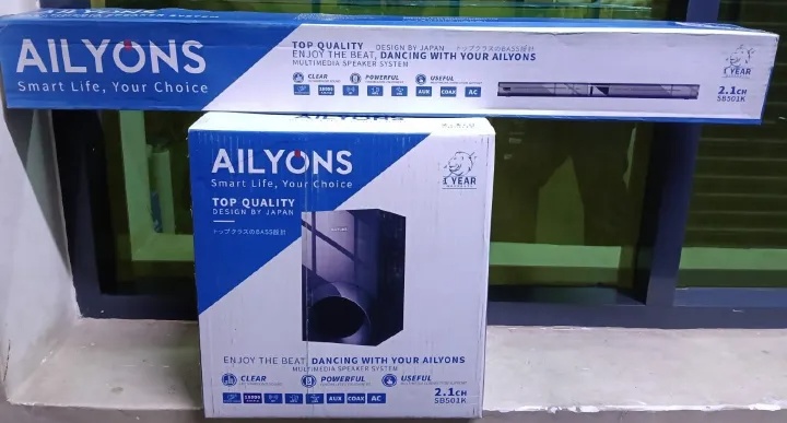 Ailyons SB501K 2.1 Channel Multimedia Soundbar System