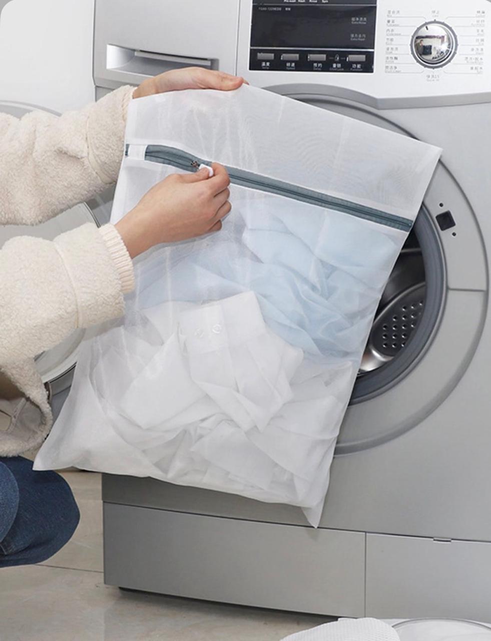 4PC Washing Machine Protective Laundry bags Set Mesh Laundry bags with Zipper Travel Storage Bags with Cylindrical Washing Machine Cover Shoe Bag/Bra Bag for Delicates, Socks, Underwear, Baby Cloths