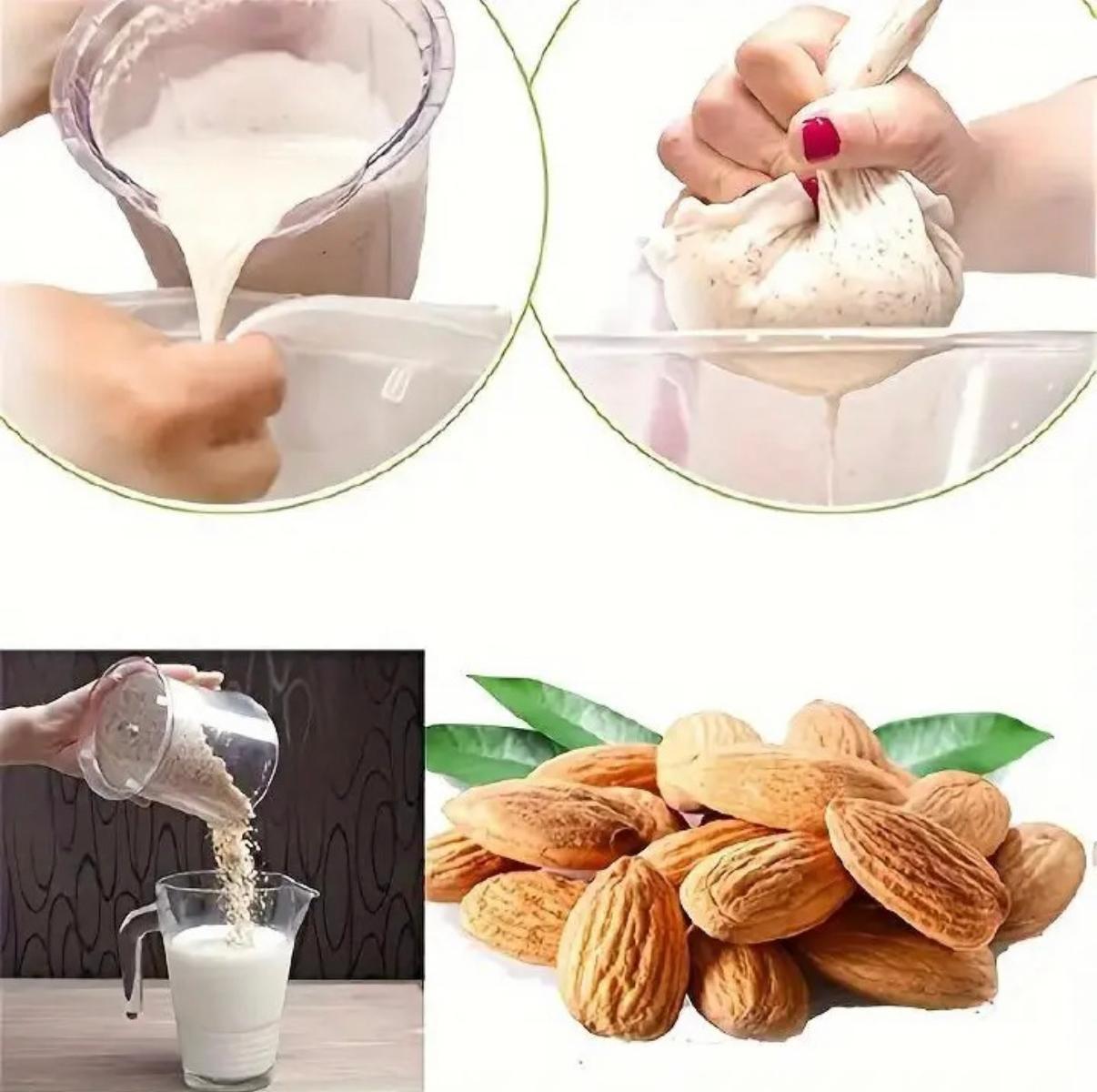 20x30cm Cheese Cloth Bag with Drawstring Unbleached Reusable Cotton Filter Bag for Straining Nut milk, Soy Milk, Yogurt, Cold Brew, Coffee, Tea, Juice, Almond Milk, Spice, Paneer,Curd, Cheesecloth Bag