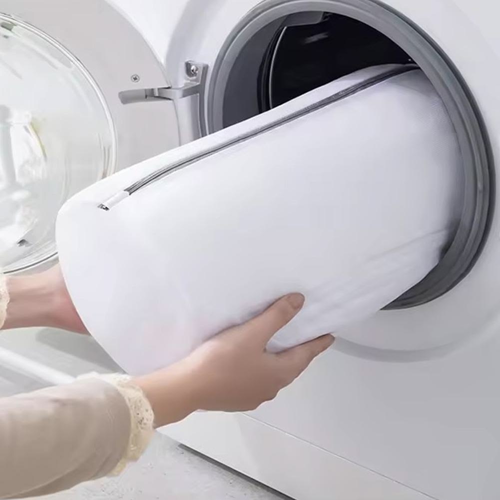 4PC Washing Machine Protective Laundry bags Set Mesh Laundry bags with Zipper Travel Storage Bags with Cylindrical Washing Machine Cover Shoe Bag/Bra Bag for Delicates, Socks, Underwear, Baby Cloths