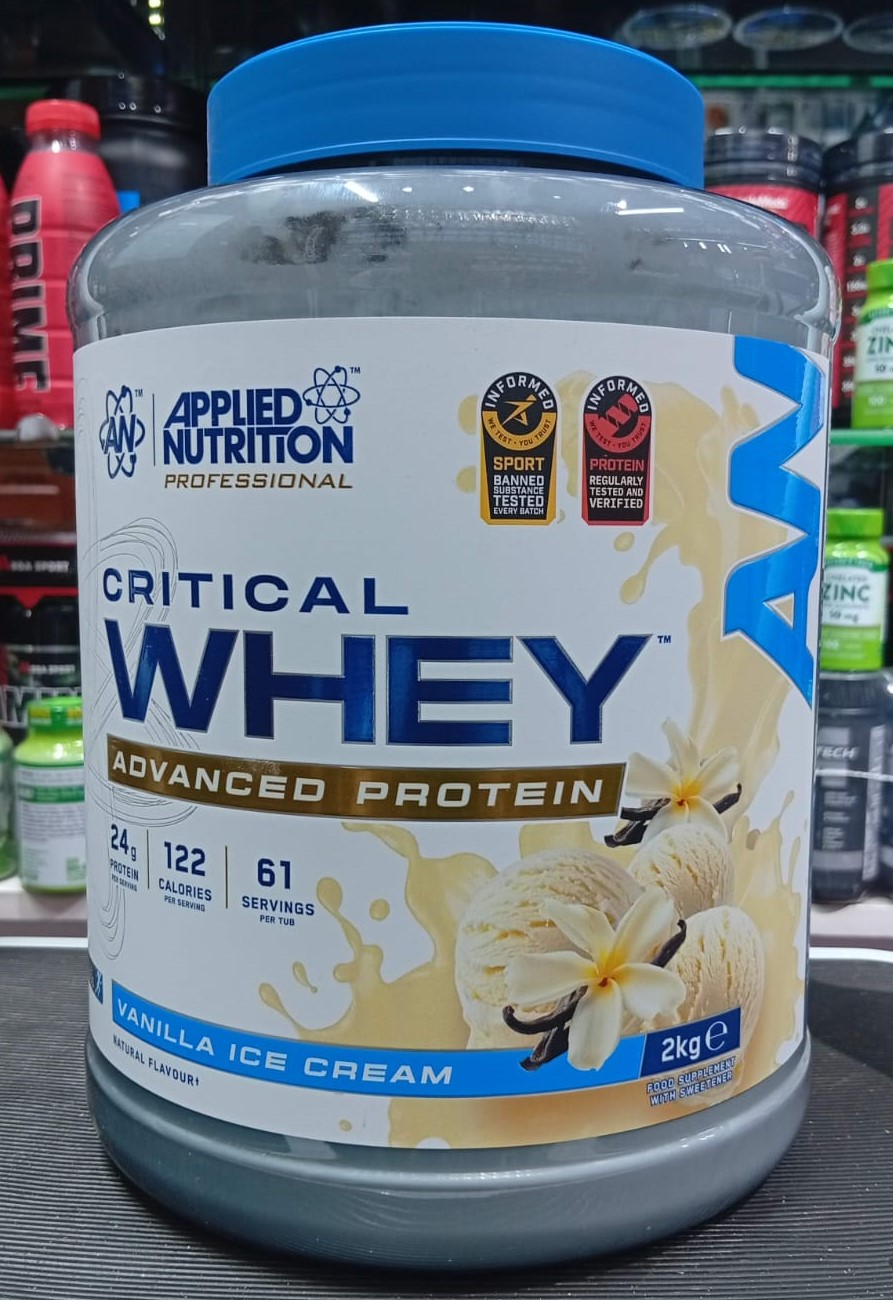 Applied Nutrition Critical Whey Advanced Protein – Vanilla Ice Cream, 2 kg.