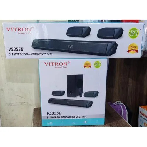 Vitron V535SB 11500watts PMPO 5.1 wired soundbar system high quality Sound Bar System with Subwoofer, HDMI ARC, USB & AU-1 YEAR WARRANTY