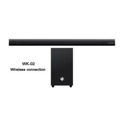 10000W WK-02 WIRELESS BLUETOOTH SOUNDBAR SYSTEM WITH SUBWOOFER FM RADIO , BLUETOOTH ,& USB PORT