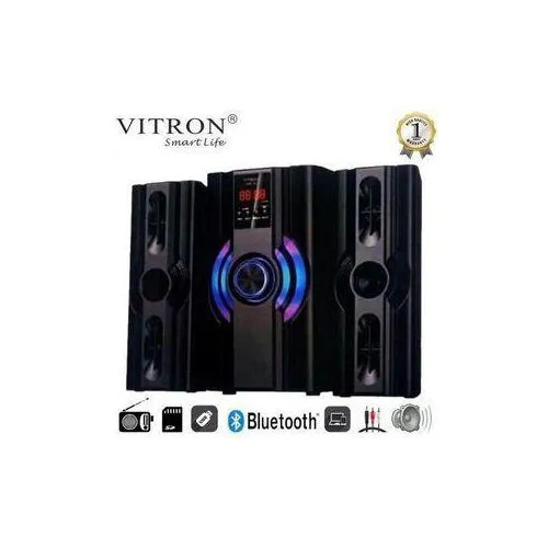 Vitron V520 2.1CH Speaker System Multifunctional Woofer V520 Subwoofer with USB SD FM Bluetooth LED Display Remote Control AC/DC 8000W