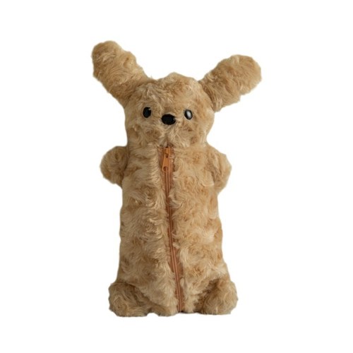Teddy Bear Plush Pencil Case Large Capacity Stationery Pouch for Girls