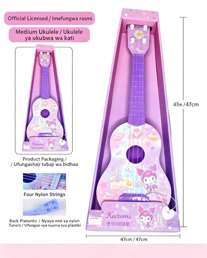 - Kids Plastic Ukulele Guitar Toy - Durable & Drop-Proof Music Starter for Boys Girls-- Easy Clean & Safe Musical Instrument Gift
-- Fun Plastic Guitar Toy for Kids Birthday Gift