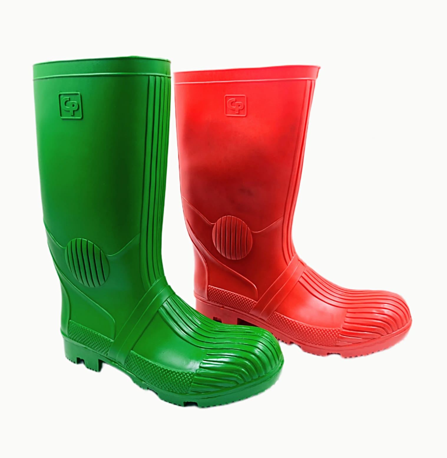 CP Men’s Industrial Gumboots – Tall Pull-On Work Boots for Farming & Outdoor Use