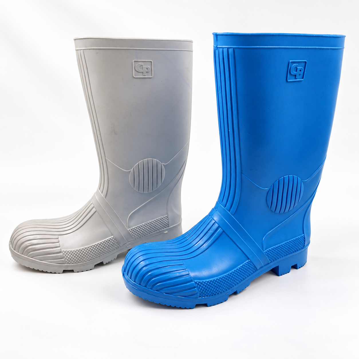 CP Men’s Industrial Gumboots – Tall Pull-On Work Boots for Farming & Outdoor Use