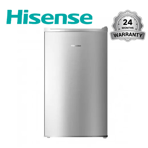 Hisense 94L Single Door Refrigerator (REF094DR) - Silver | Compact Bar Fridge & Freezer Zone