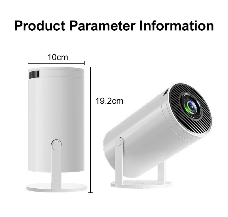 Mini Portable Home Projector with Built‑in Support 1080P HD Small Movie Projector for Home Entertainment & Outdoor Use