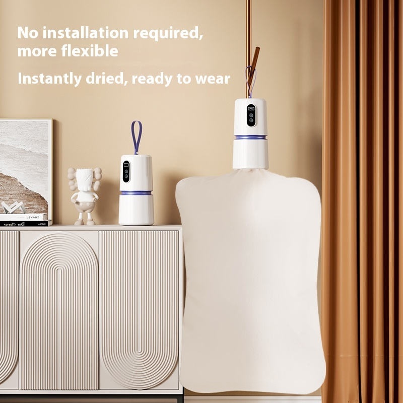 Portable Folding Clothes Dryer, Mini Electric Garment Drying Machine for Home, Travel, Dorm and Baby Clothing