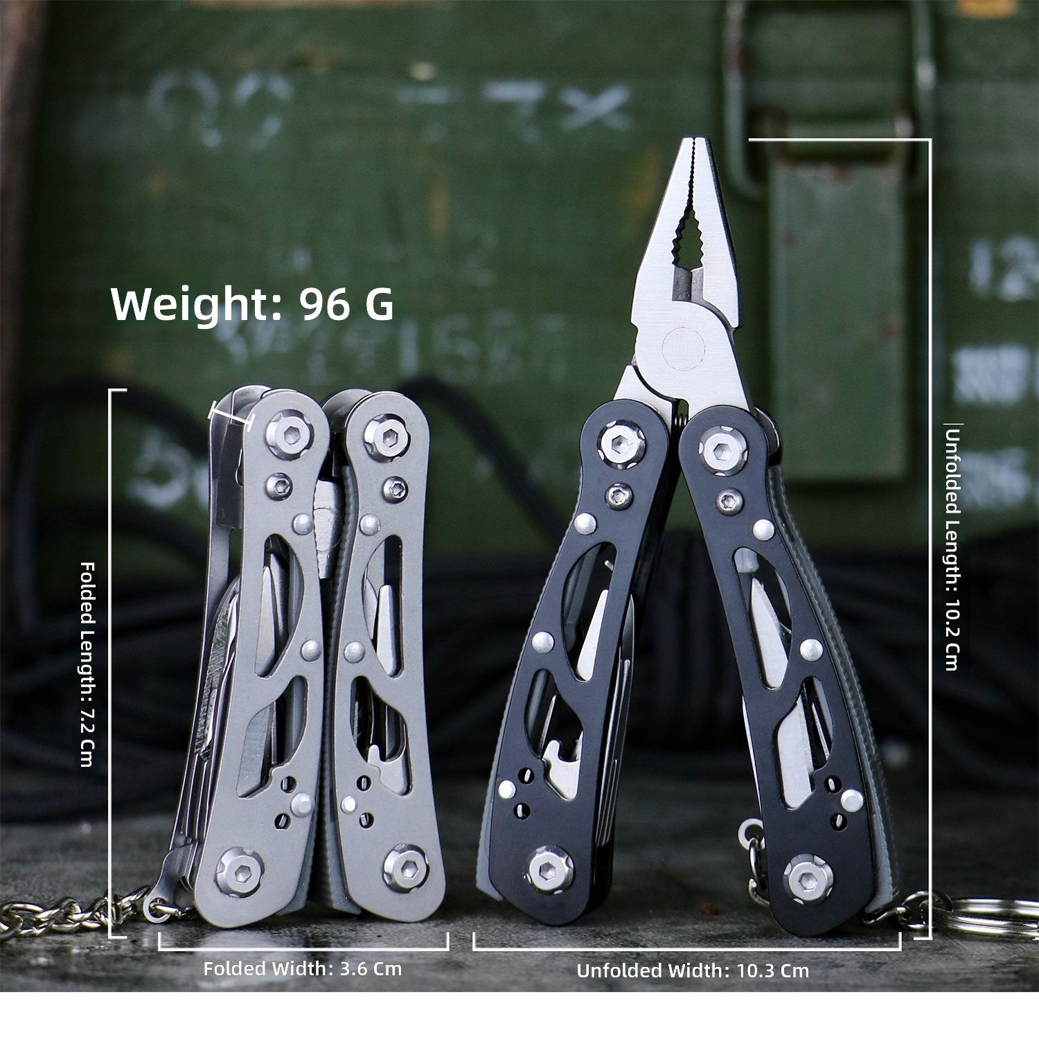 Multifunctional Folding Pliers Portable Combo Tool Kit for Home Gifts Camping Travel Car Outdoor Accessories
