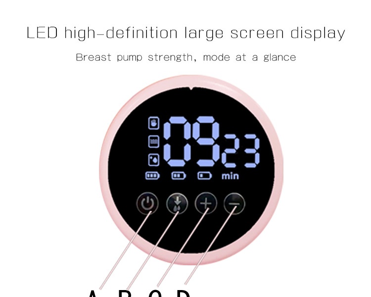 Wearable Electric Breast Pump, Hands‑Free Silent, Multi‑Level Adjustable, Type‑C Rechargeable Portable Milk Extractor