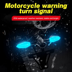 Motorcycle & E-bike Turn Signal Projector Light, Dynamic Ground Arrow Projection Lamp, Modified Welcome LED Atmosphere Light, Waterproof