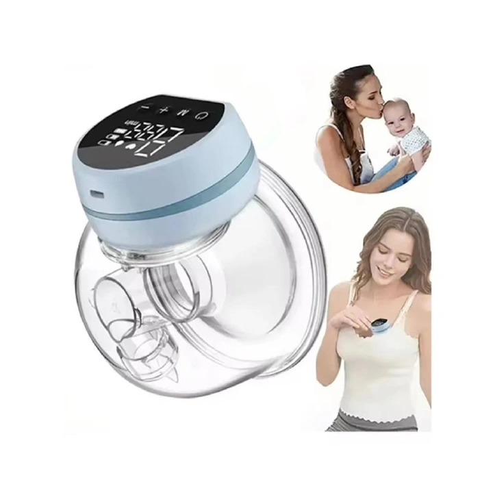 Wearable Electric Breast Pump, Hands‑Free Silent, Multi‑Level Adjustable, Type‑C Rechargeable Portable Milk Extractor
