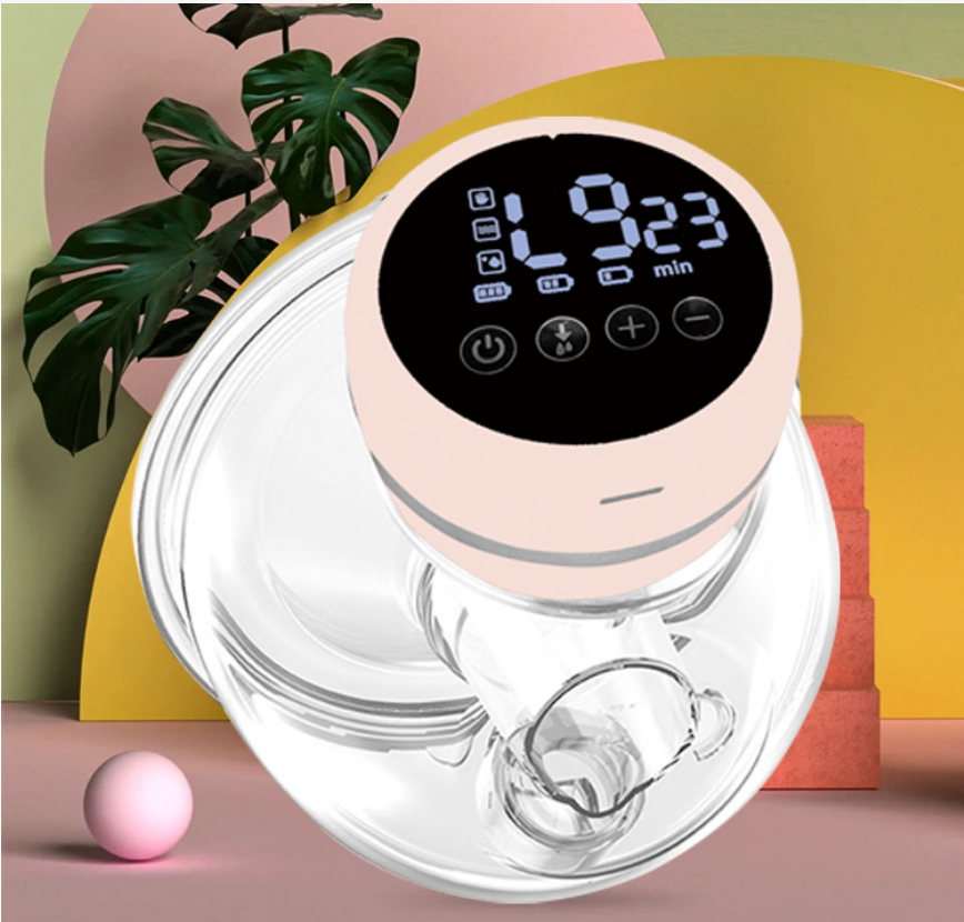 Wearable Electric Breast Pump, Hands‑Free Silent, Multi‑Level Adjustable, Type‑C Rechargeable Portable Milk Extractor