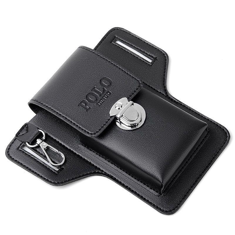 Universal Cell Phone Pouch PU Leather Multi Function Belt Holster Case with Belt Loop Hook Universal Mobile Bags for iPhone