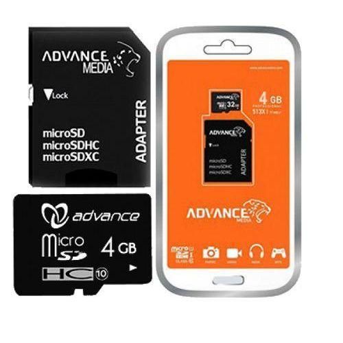 Advance Micro SD Memory Card With Adapter - 4GB//8GB//16GB//32//GB//128GB