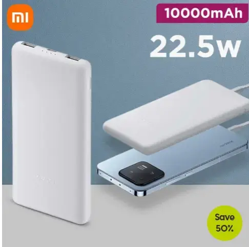 Xiaomi Power Bank 20000mAh 10000mAh 22.5W Lite two-way fast charging With Smart charging controller Powerbank Xiaomi Redmi Power adapter Power Bank