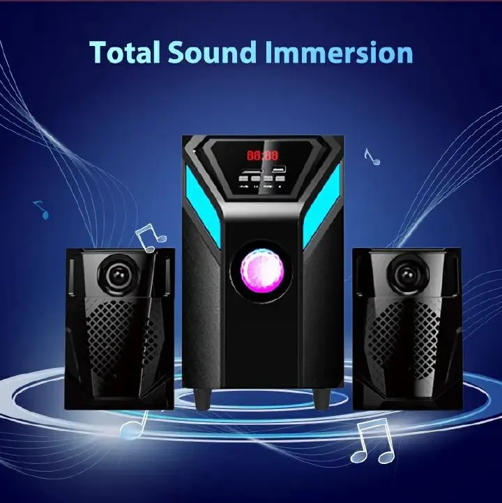 TAGWOOD LS-421F 2.1CH 6000W PMPO WOOFER Home Audio SPEAKER BLUETOOTH/FM/SD/USB Subwoofer Speaker System