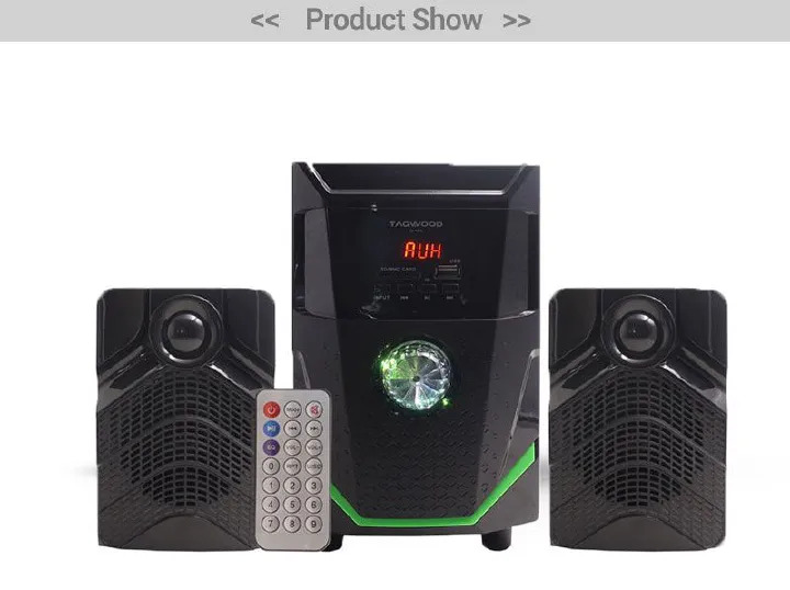 TAGWOOD LS 421L 2.1CH 8500W WOOFER Home Audio SPEAKER BLUETOOTH/FM/SB/USB Subwoofer Speaker System