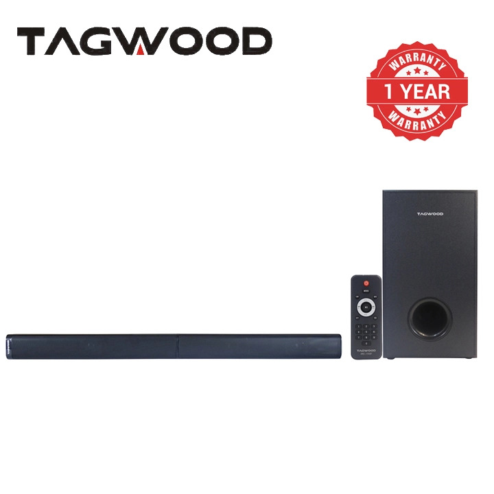 Tagwood 12000W 2.1CH Multimedia Bluetooth Woofer Speaker System Subwoofer Soundbar BT 6.0 /USB/SD/FM AC/DC System Soundbar with Remote Control S3 Speaker bass
