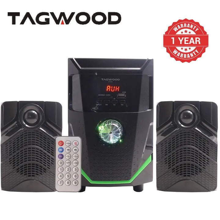 TAGWOOD LS 421L 2.1CH 8500W WOOFER Home Audio SPEAKER BLUETOOTH/FM/SB/USB Subwoofer Speaker System